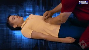 Освобождение дыхательных путей. Проведение приема Геймлиха подростку, находящемуся без сознания