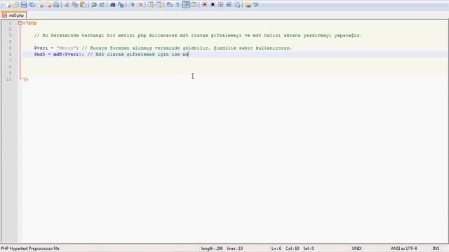 Php İle MD5 Şifreleme mantığı смотреть онлайн