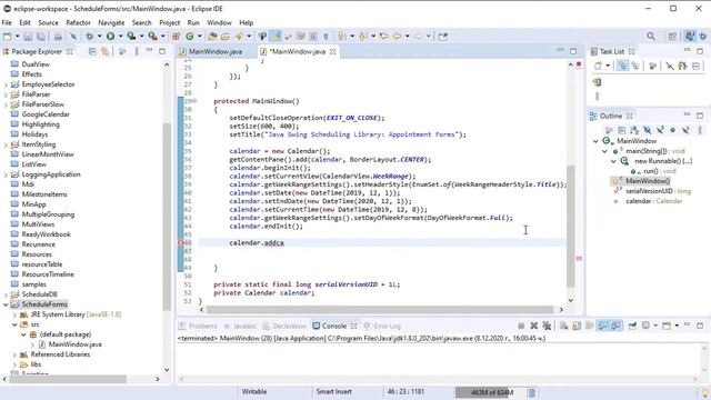 The Appointment & Recurrence Form in Scheduling for Java Swing смотреть онлайн