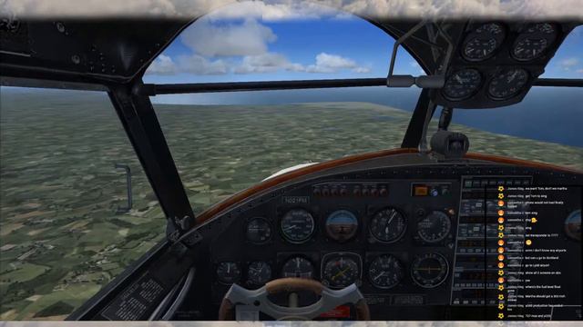Flight Simulator X / Flying the Grumman G-21 'Goose' / Aviation History Stream смотреть онлайн