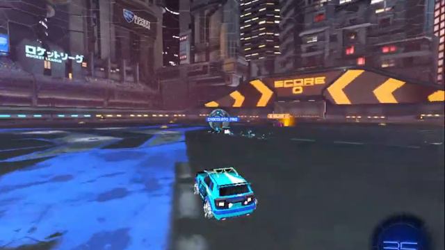 doing a flip reset in Rocket League смотреть онлайн