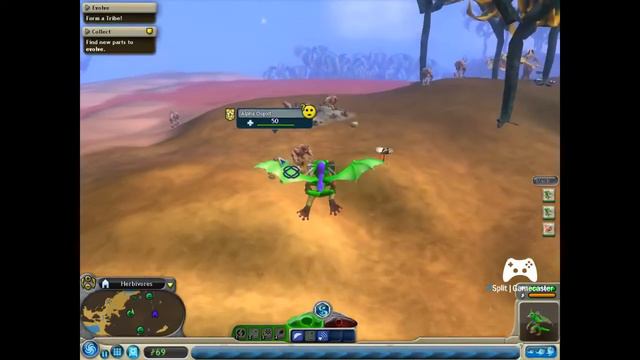 Spore Part Two-Four: Creature-Civilization Stage (Social-Friendly-Religious) смотреть онлайн