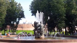 Фонтан Садко. Великий Новгород
