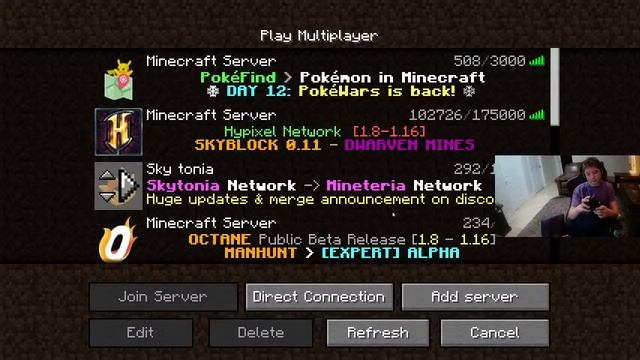 Minecraft Java stream Hardcore Multiplayer join in (sub gaol 600) смотреть онлайн