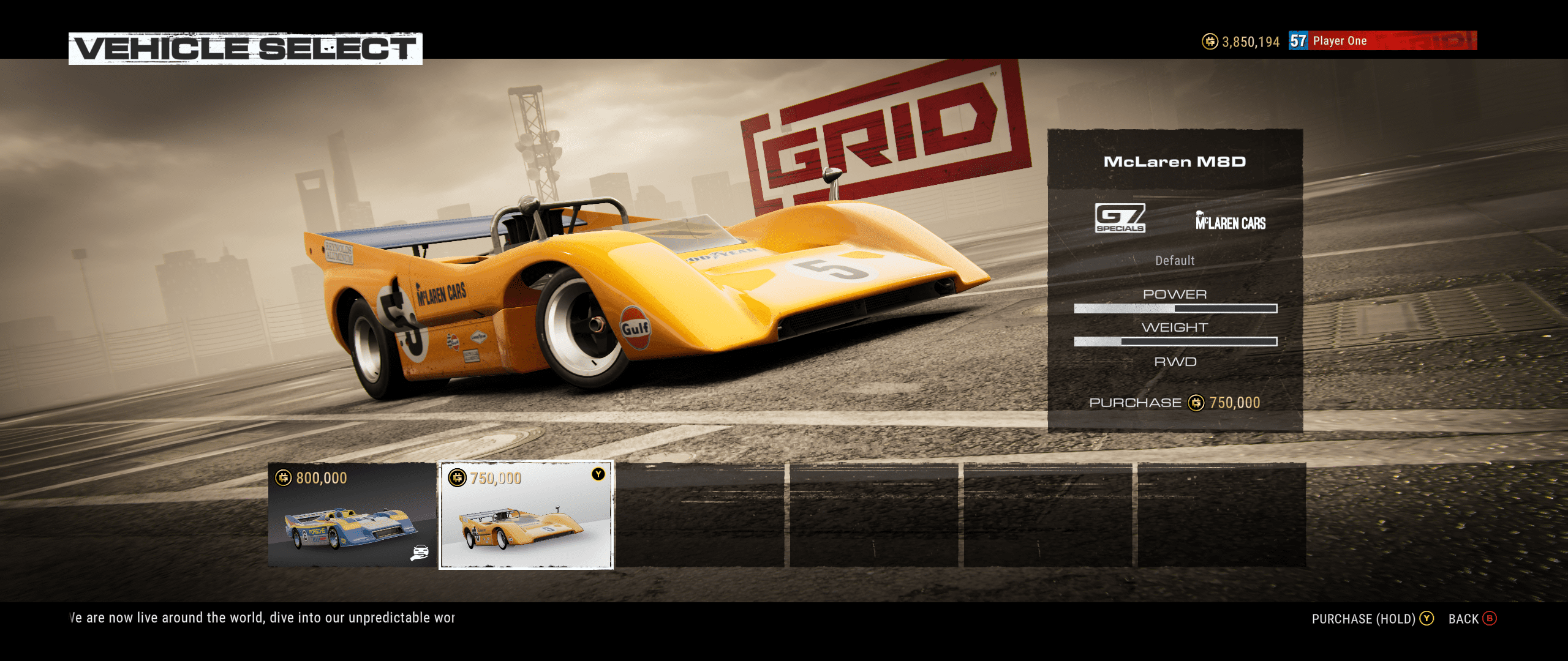 GRID (2019) - McLaren M8D