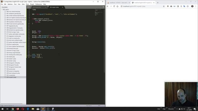 PHP Dersleri - 19 - Mysqli ile Veritabanı İşlemleri 2 смотреть онлайн