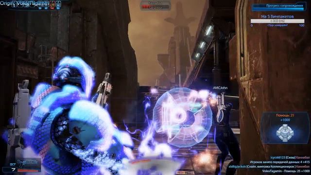 Играем в мультиплеер Mass Effect 3 !!! Разносим всем коллекторам башни смотреть онлайн