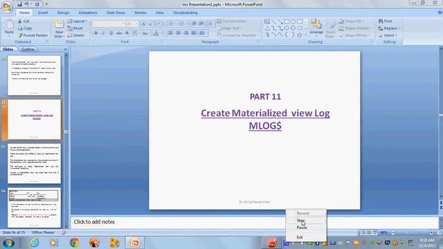 part 11 materialized view log смотреть онлайн
