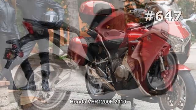 #647. Очень быстрый мотоцикл Honda VFR1200F 2010