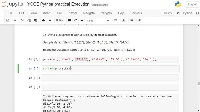 Python Program to Sort a list of Tuples using float value Present inside tuples смотреть онлайн