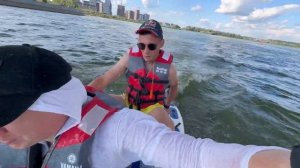 На САП БОРДЕ С МОТОРОМ!!!! По Казани. Мотор TOYAMA 3.6. Обзор!