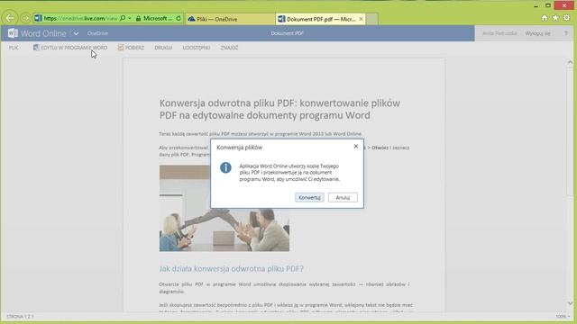 Kurs Office Online, cz. 8 - Edycja PDF w Office Online смотреть онлайн