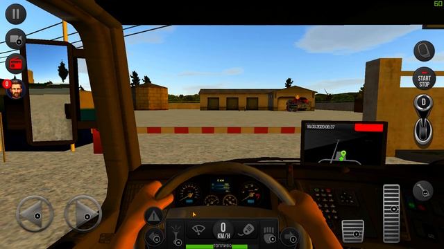 Truck Simulator 2018 : Европа / Пушечная игра на Андроид! смотреть онлайн