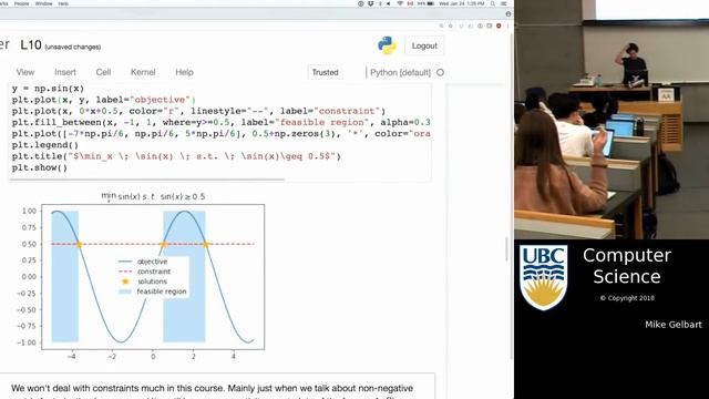 [CPSC 340] Thinking about Optimization смотреть онлайн