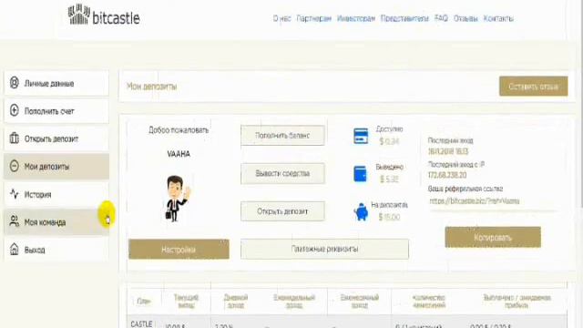 Куда вложить деньги в 2018? BitCastle - 102%/сутки, 160%/месяц смотреть онлайн