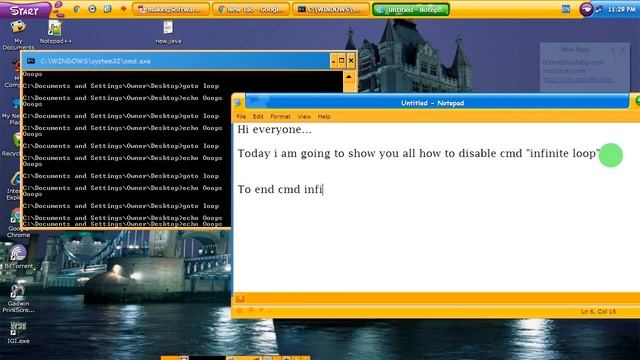 How to stop CMD infinite loop (Windows) смотреть онлайн