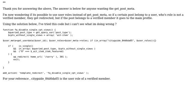 Wordpress: Conditional based on post meta смотреть онлайн