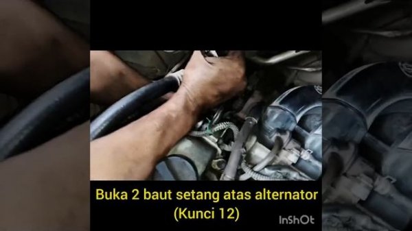 cara melepas dinamo starter + alternator Suzuki splash #starter #suzukisplash
