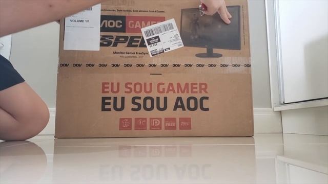 Unboxing AOC Speed 21,5 - Monitor 75Hz смотреть онлайн