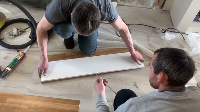 Установка деревянных ступеней на лестницу/обшивка лестницы на металлокаркасе смотреть онлайн