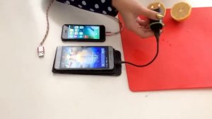Зарядить телефон от лимона! РАЗОБЛАЧЕНИЕ