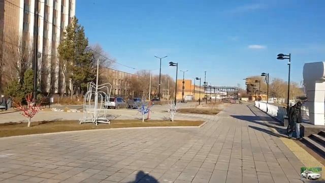 Комсомольск-на-Амуре Новая набережная от Речного вокзала до АШ ДОСААФ Октябрь 2022г смотреть онлайн