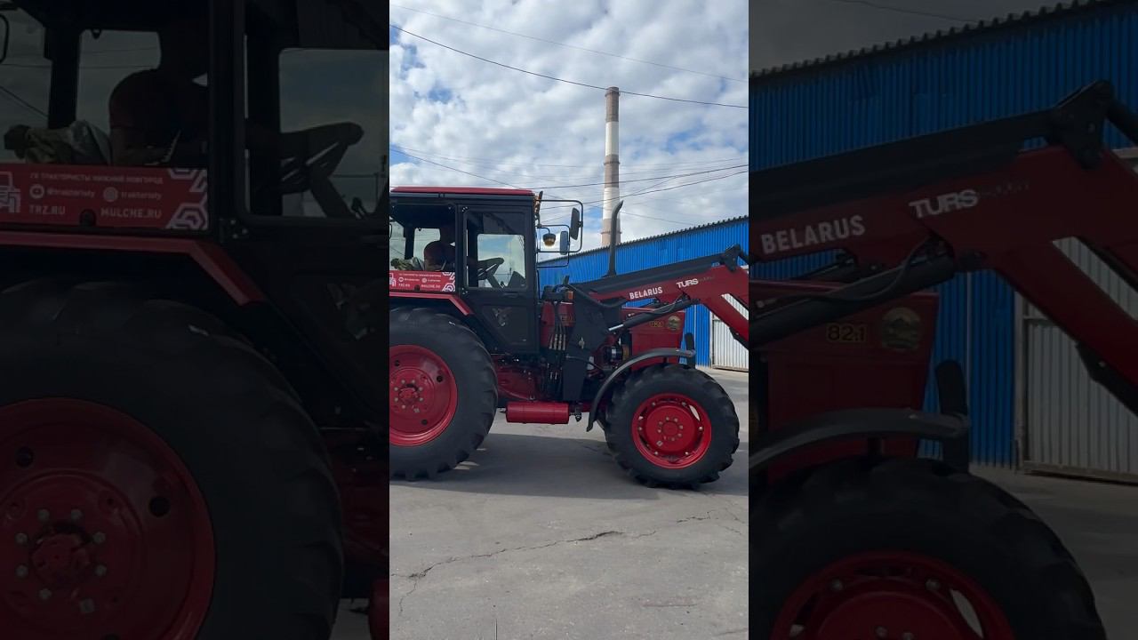 Сюрприз для фермера из Канады #tractor #farmer #новыйбеларус #agriculture #shorts смотреть онлайн