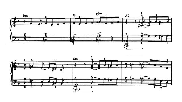 Gerald Martin - Dark Eyes Boogie piano sheet смотреть онлайн