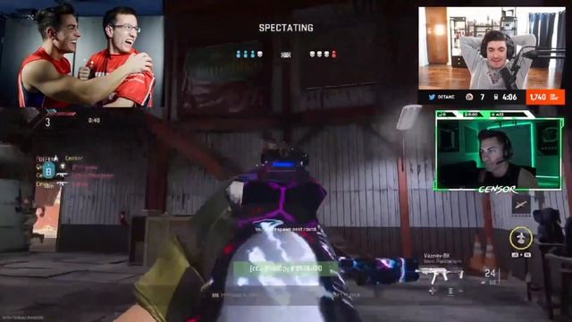 Octane and Zoomaa React to Censor's Insane Trigger Discipline 3 Piece! смотреть онлайн