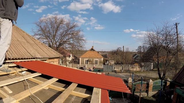 Крыша на пристройку своими руками