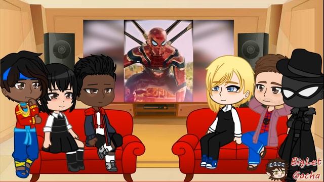 Spider-Verse React to Peter Parker’s Tom Holland | Spiderman Across the Spiderverse смотреть онлайн