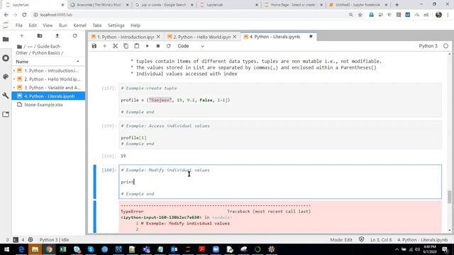 10. Python in Tamil - Collection Literals(DataType - List, Tuple, Dictionary) смотреть онлайн