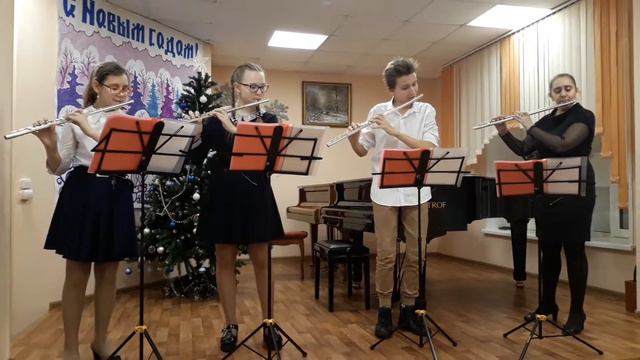 И.С.Бах-В.Шаинский. "Веселая Фуга" ДШИ 6 , г. Красноярск. Ансамбль "Нюанс" (NUANCE) смотреть онлайн