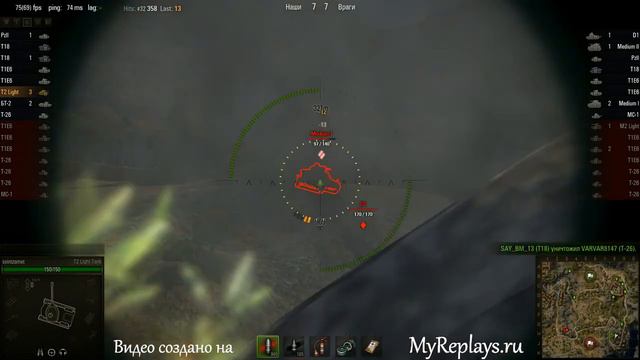 WOT: Провинция - T2 Light Tank - 6 фрагов - смотреть онлайн