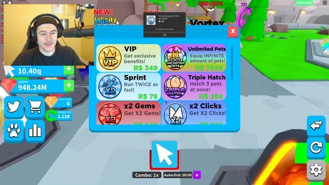 So I Bought AUTO CLICKER MADNESS In Clicker Madness And GOT QUADRILLIONS OF CLICKS!! (Roblox) смотреть онлайн