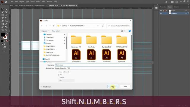 ✅ How to Make a Custom Font Design in Illustrator and FontForge Tutorial смотреть онлайн