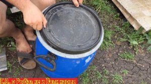 Обзор хорошей пластиковой пищевой бочки для воды на 48 литров.Пищевая бочка нужная вещь на даче.