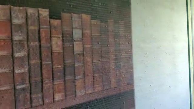 Печать на стенах принтером DecoRobot | Книжные полки смотреть онлайн