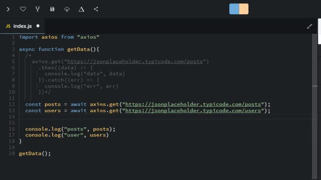 Make AJAX Request Simple with ES6 Async and Await | Hindi / Urdu Tutorial смотреть онлайн