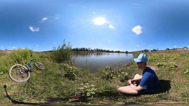 Релакс возле пруда. Video 360 ̊ VR.
