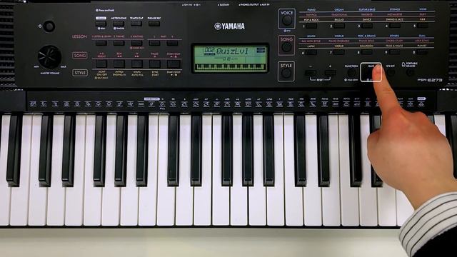 Yamaha PSR-E273/YPT-270 Tutorial_3_Quiz Mode смотреть онлайн