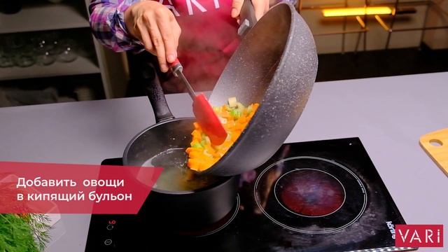 Легкий овощной суп с пшеном для любителей полезного питания смотреть онлайн