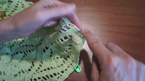 Ажурный кардиган крючком.