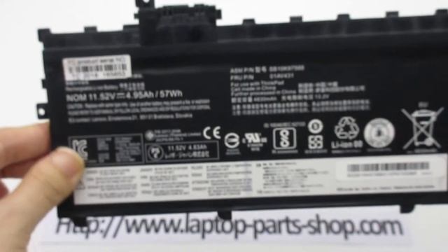 Brand new SB10K97588 01AV431 11.52V 57Wh Battery for LENOVO ThinkPad X1 Carbon 2017 2018 Series смотреть онлайн