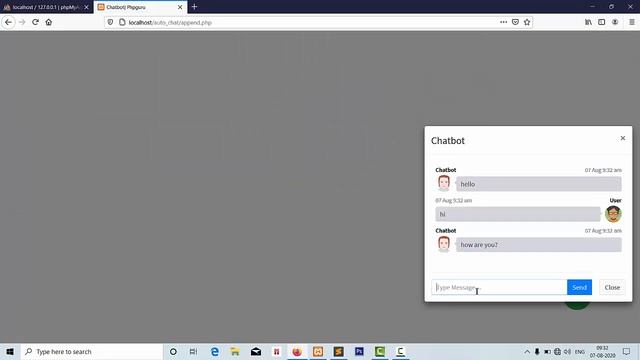 talkative chatbot for website without using api in php смотреть онлайн