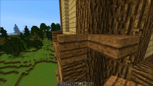 Как построить мельницу в Minecraft (Япония)