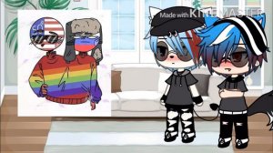 ||Реакция на шипы России и Америки|| Gasha Life