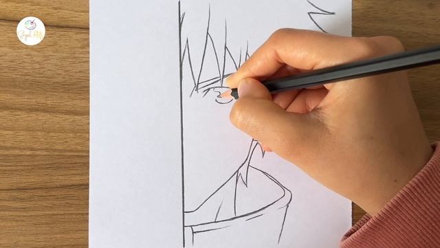 How to Draw Yuta Okkotsu from Jujutsu Kaisen | How to draw anime step by step | Drawing for beginne смотреть онлайн