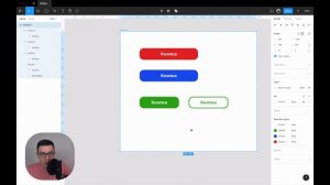 Как сделать кнопку Фигме? Правила создания кнопки. Уроки Figma для начинающих.