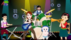 Семья пальчиков рок-музыкантов Детские песни - Rock Stars Finger Family